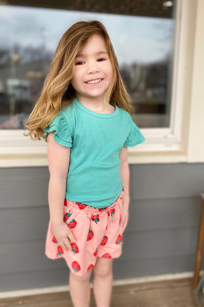 Lottie Toddler Flutter Sleeve Tee {3 colors}