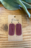 Handmade Leather Earrings