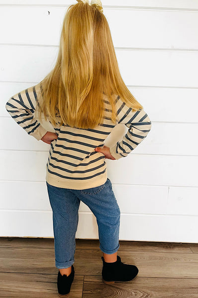 Karla Little Girls Striped Hoodie