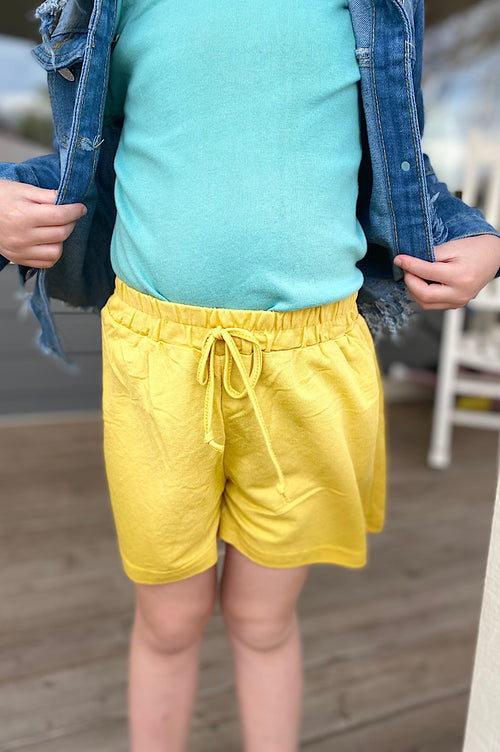 Layton Toddler Yellow Shorts