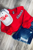 Simple Red titans Sweatshirt
